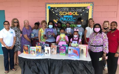 Book Club Leads Book Donation to K-8 School Library