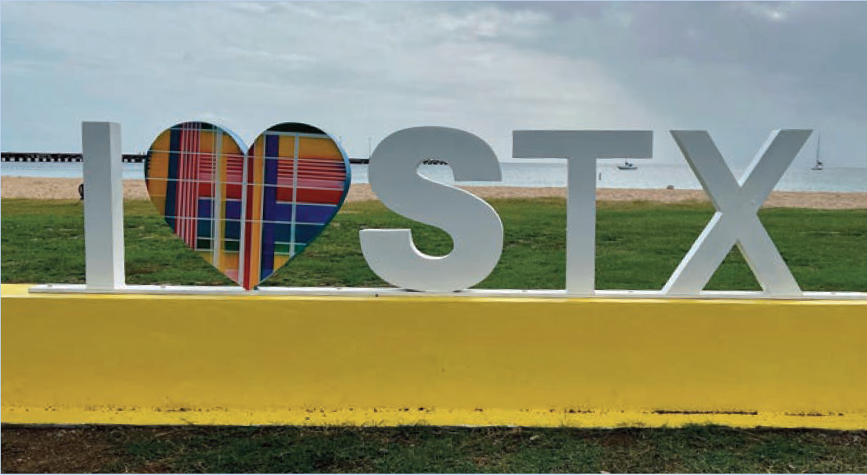 I Love STX Sign: Photo Op for Visitors and Locals - Chris and Christie ...