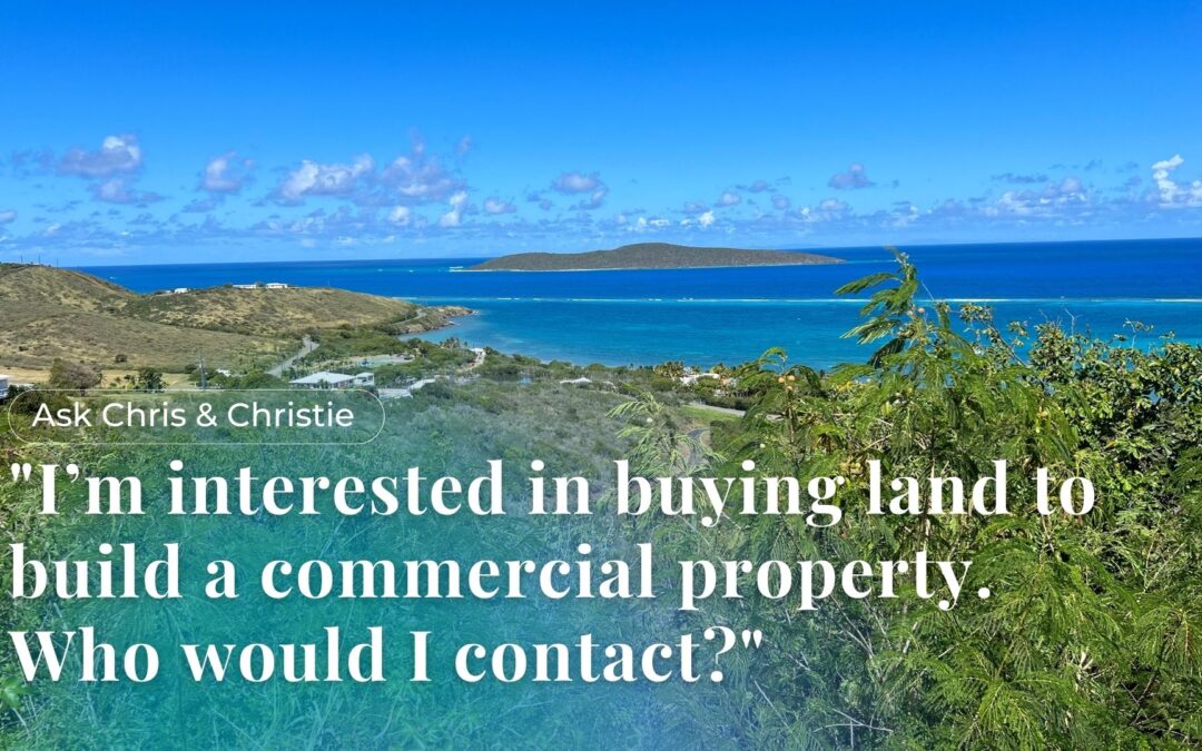 Buying land to build a commercial property?