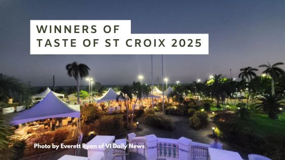 Winners of the 2025 Taste of St Croix