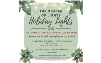 St. George Village Botanical Garden Lights Up for the Holidays