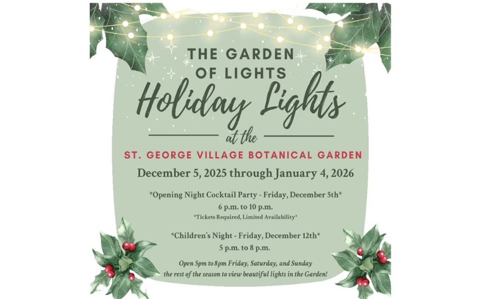 St. George Village Botanical Garden Lights Up for the Holidays