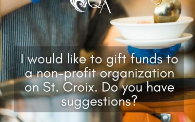 Donating to Non-Profits on St Croix